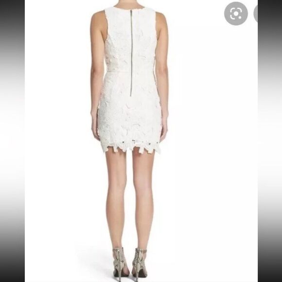 Astr White Sleeveless Halter Sheath Dress - Picture 2 of 4